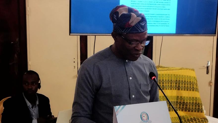 Amb. Olawale Awe, Head, ECOWAS National Office, Nigeria,