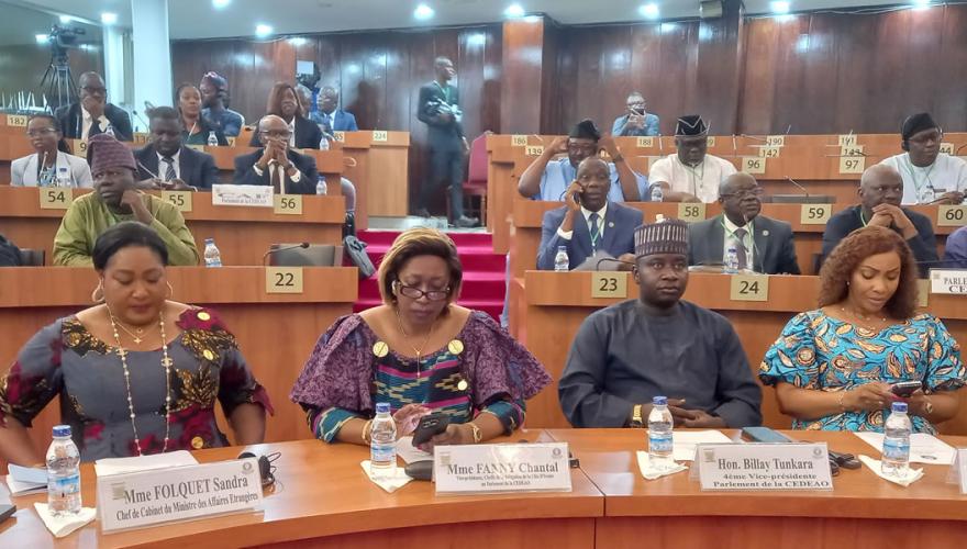 Community MPs at joint delocalised meeting in Ivory Coast The Vice President of the Ivorian National Assembly, Diawara Mamadou, said that parliament played an important role in the preparation of budgets both nationally and in international organisations. He said that for ECOWAS, where Parliament plays a fundamental role in monitoring through budget preparation and oversight, it was important for constituents to be informed about parliament’s actions regarding budgetary matters. According to him, parliament