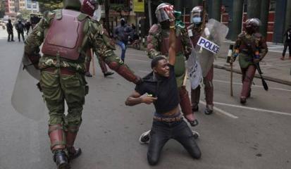 Kenyan police declare zero tolerance on violent protests